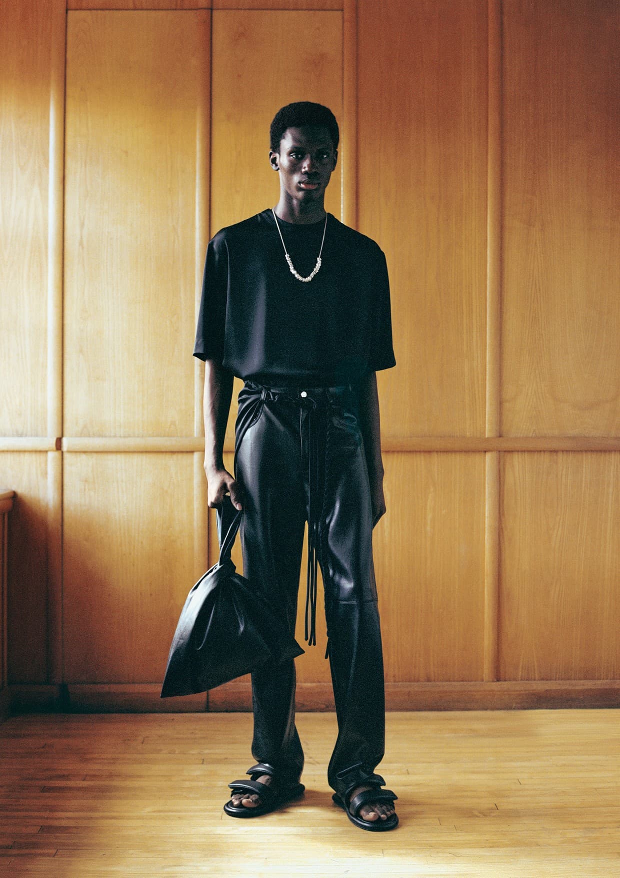 Creative production: Nanushka Men PF23 lookbook.