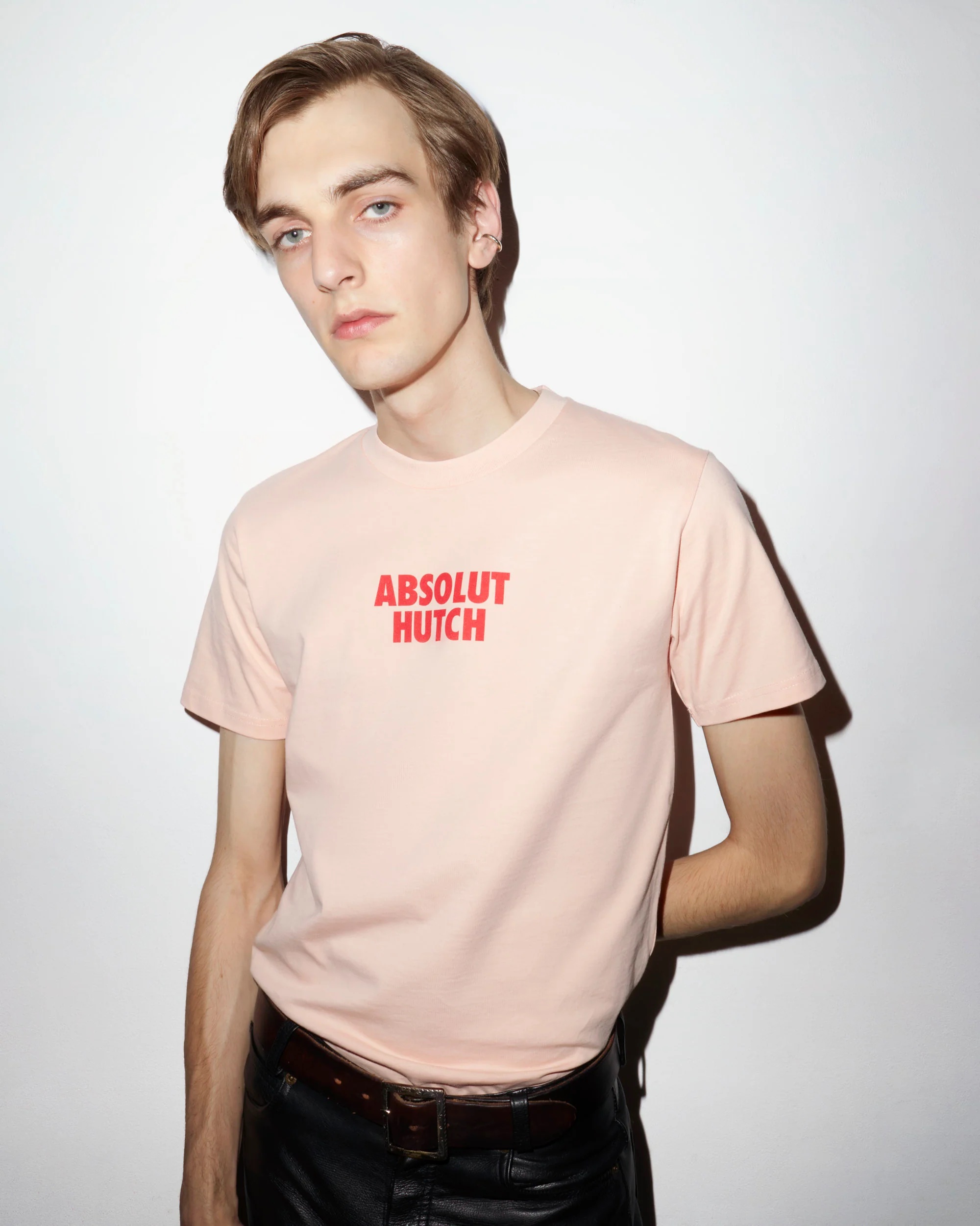 Absolut Hutch tee on model