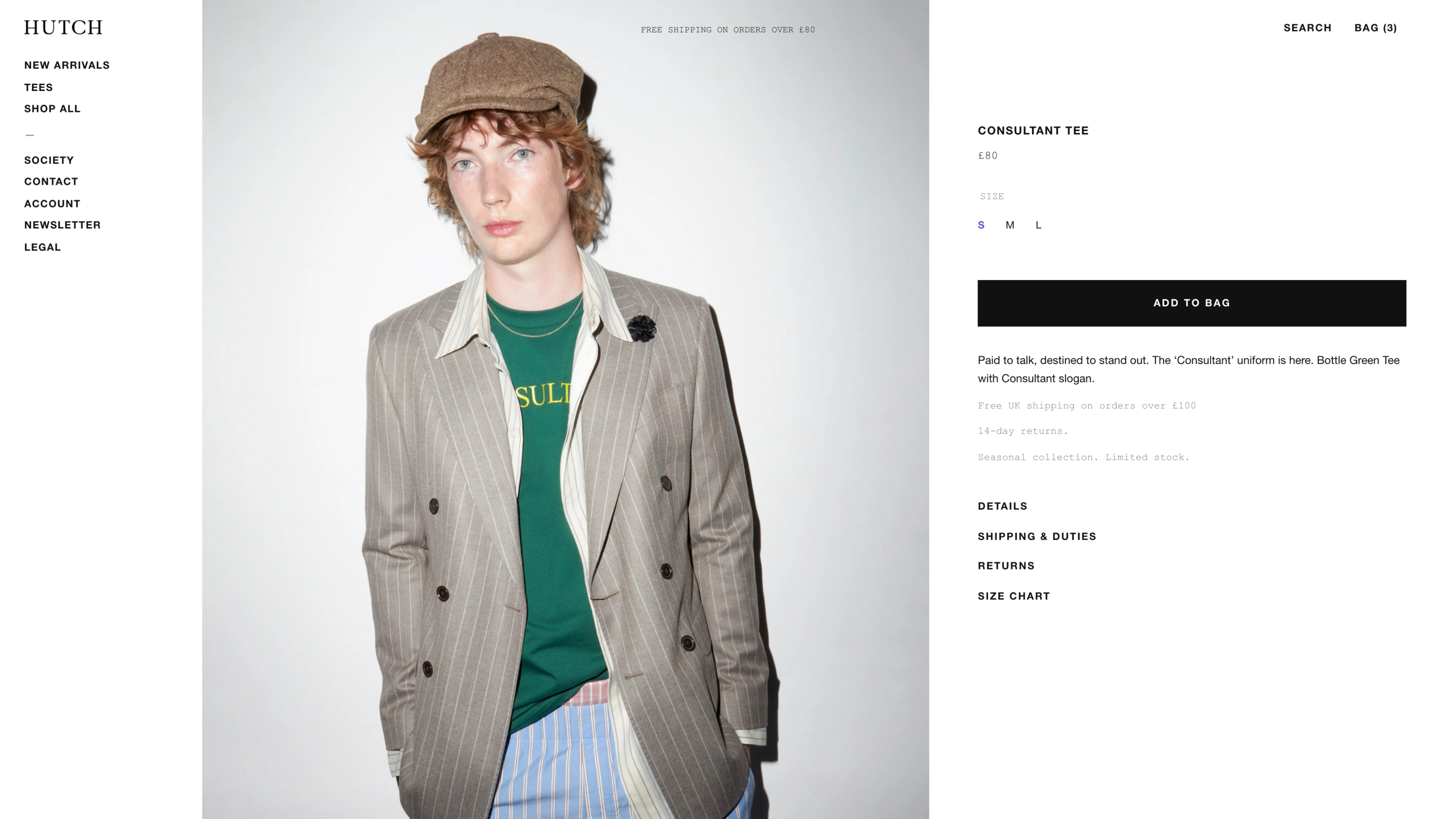Consultant Tee product page