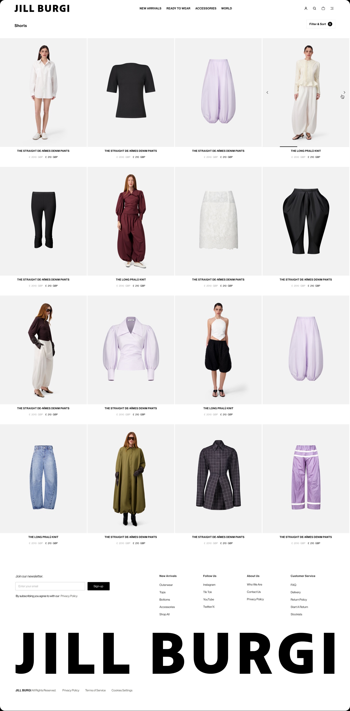 Collection page