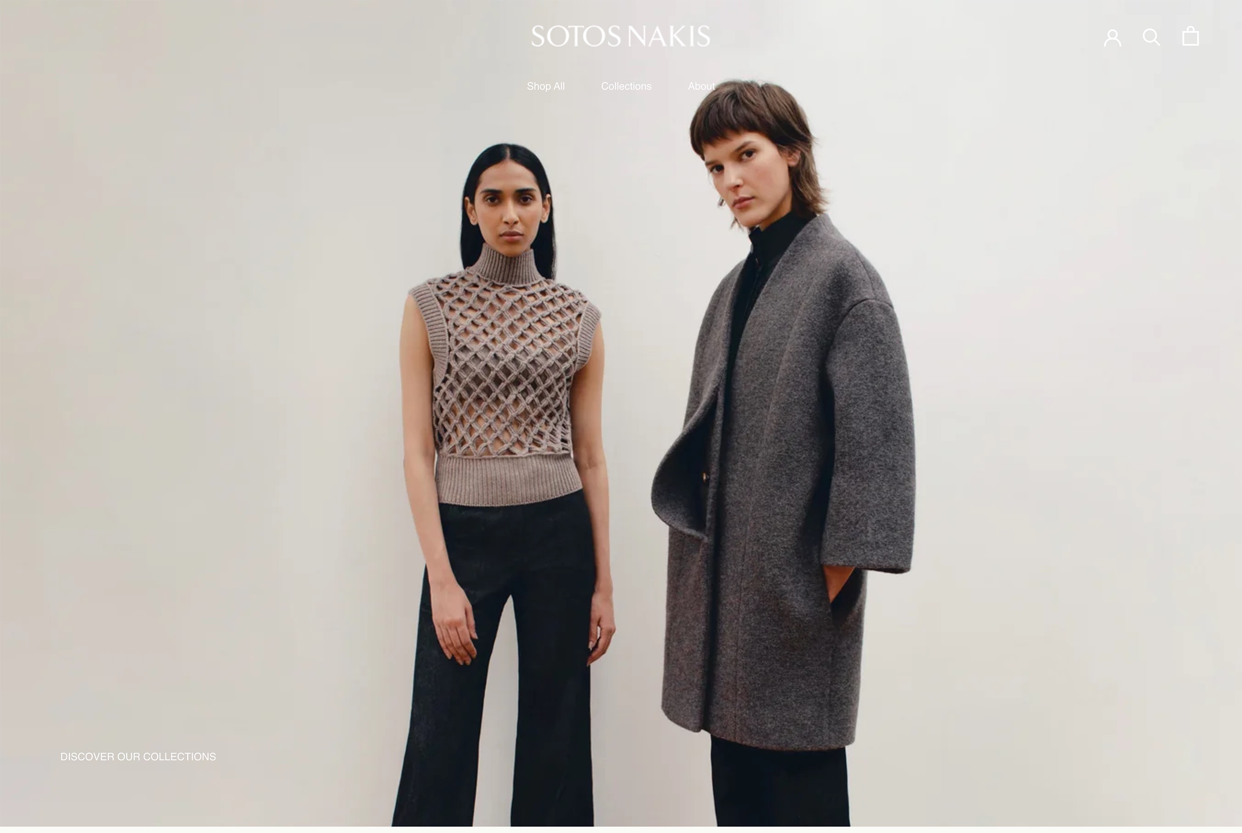 Sotos Nakis homepage hero