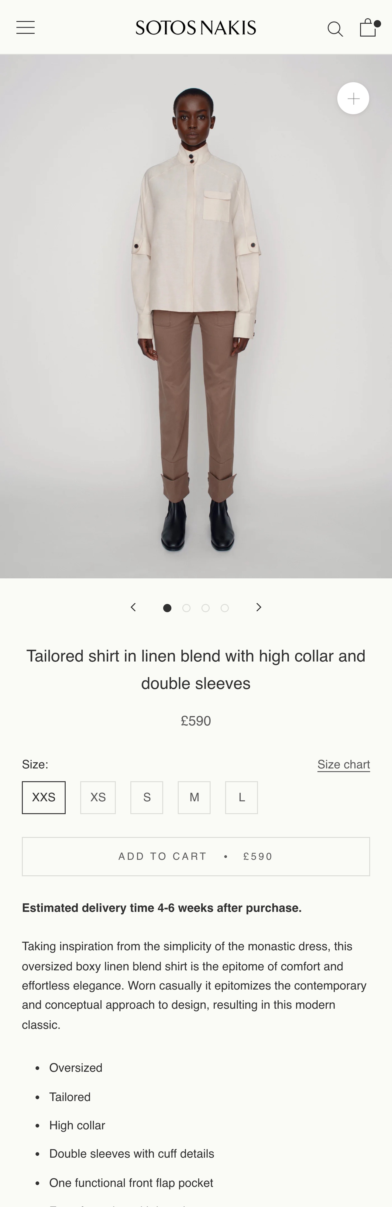 Mobile product page