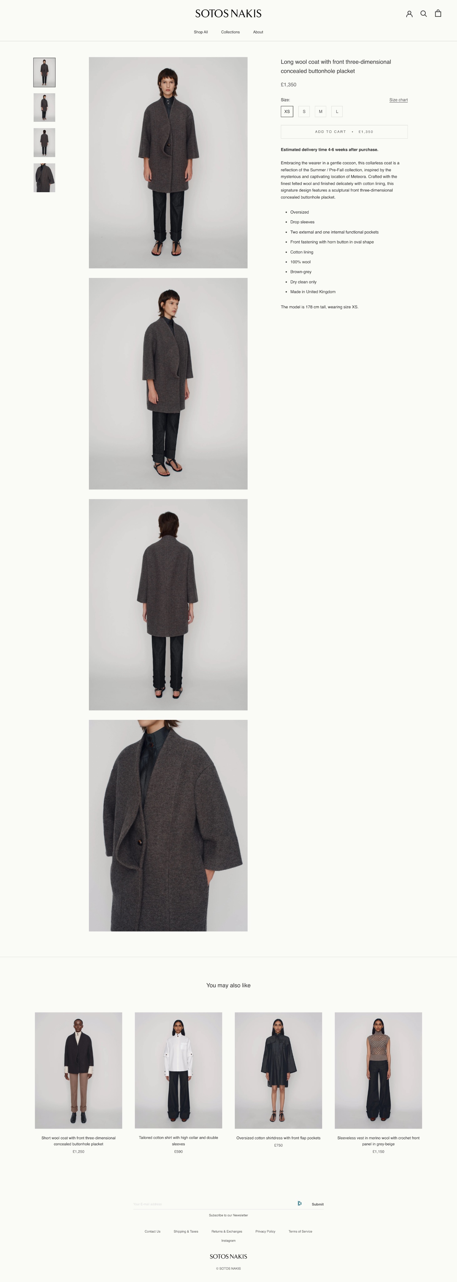 Product page, burgundy top