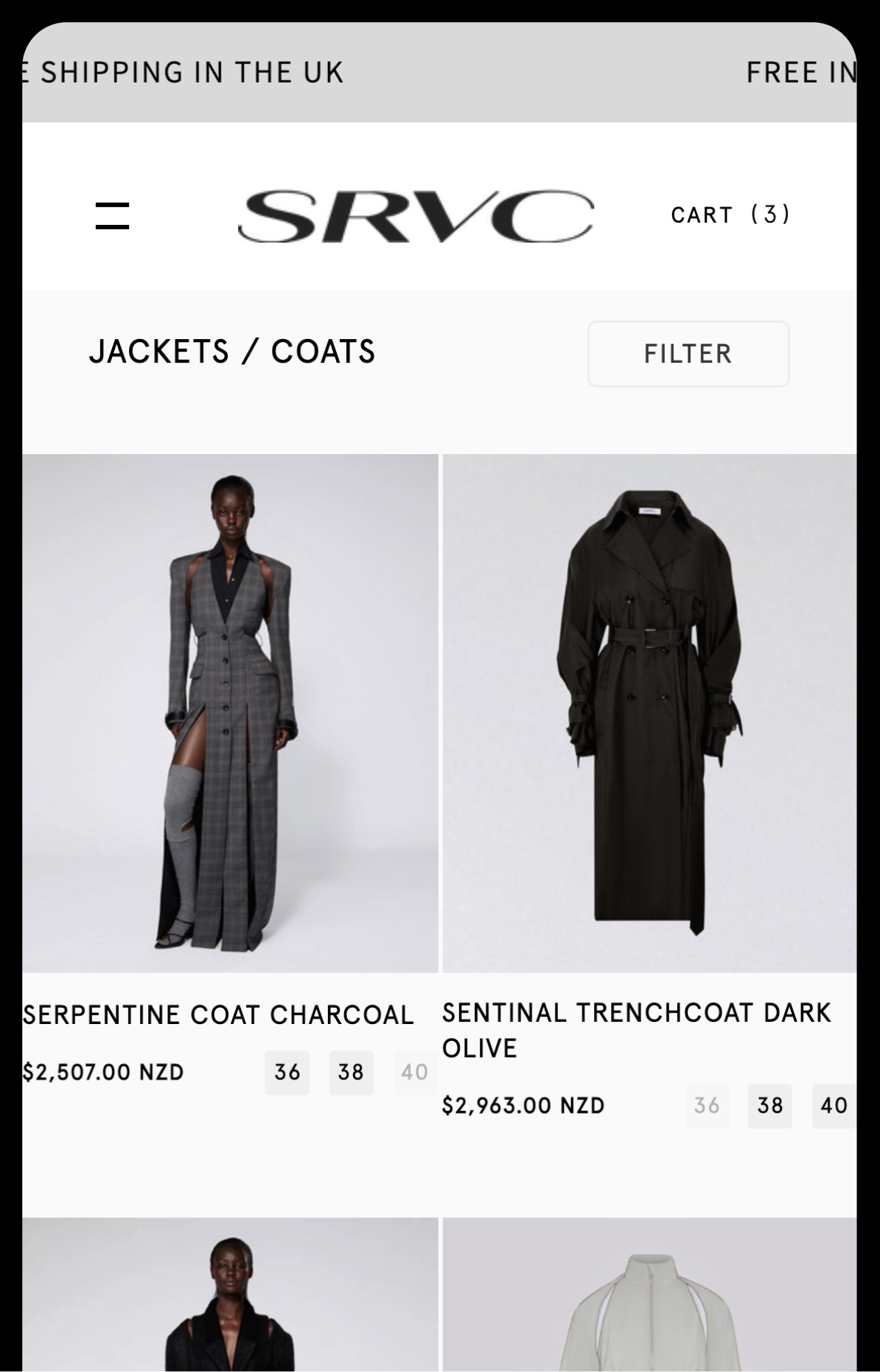 Mobile product page