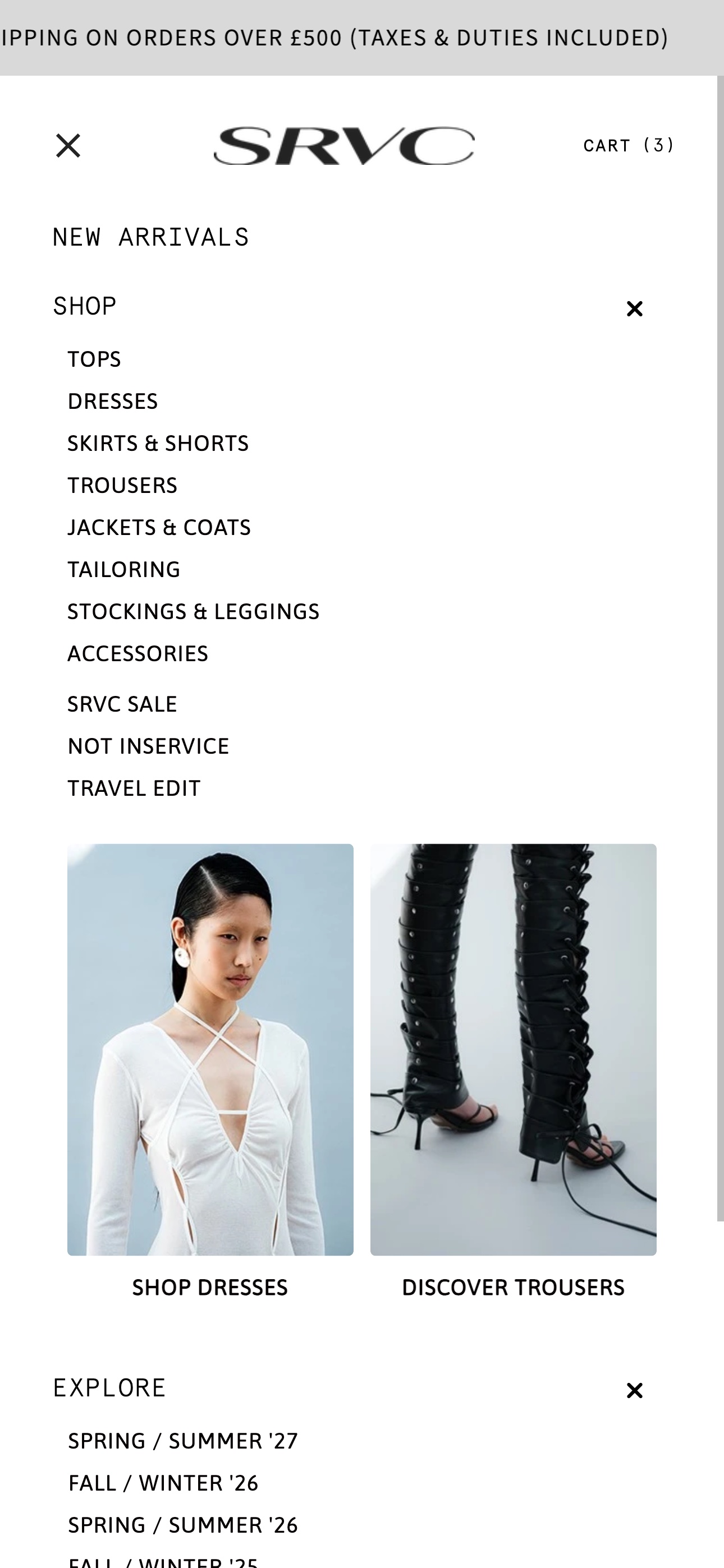 Mobile homepage