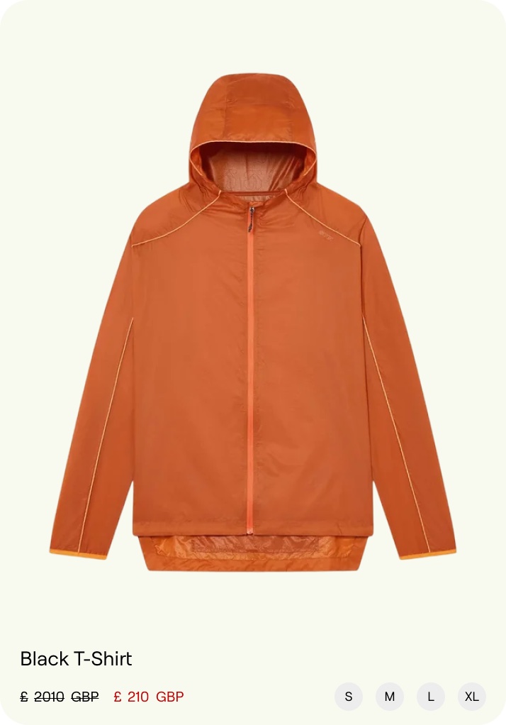 Product card, SUBI Anorak