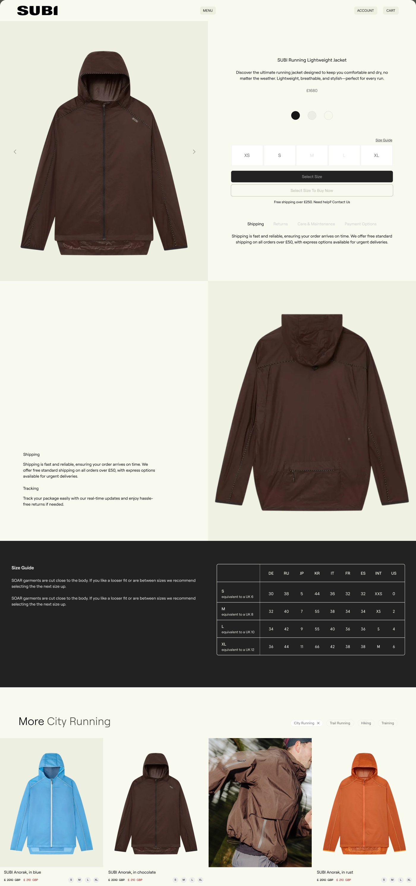 Product page