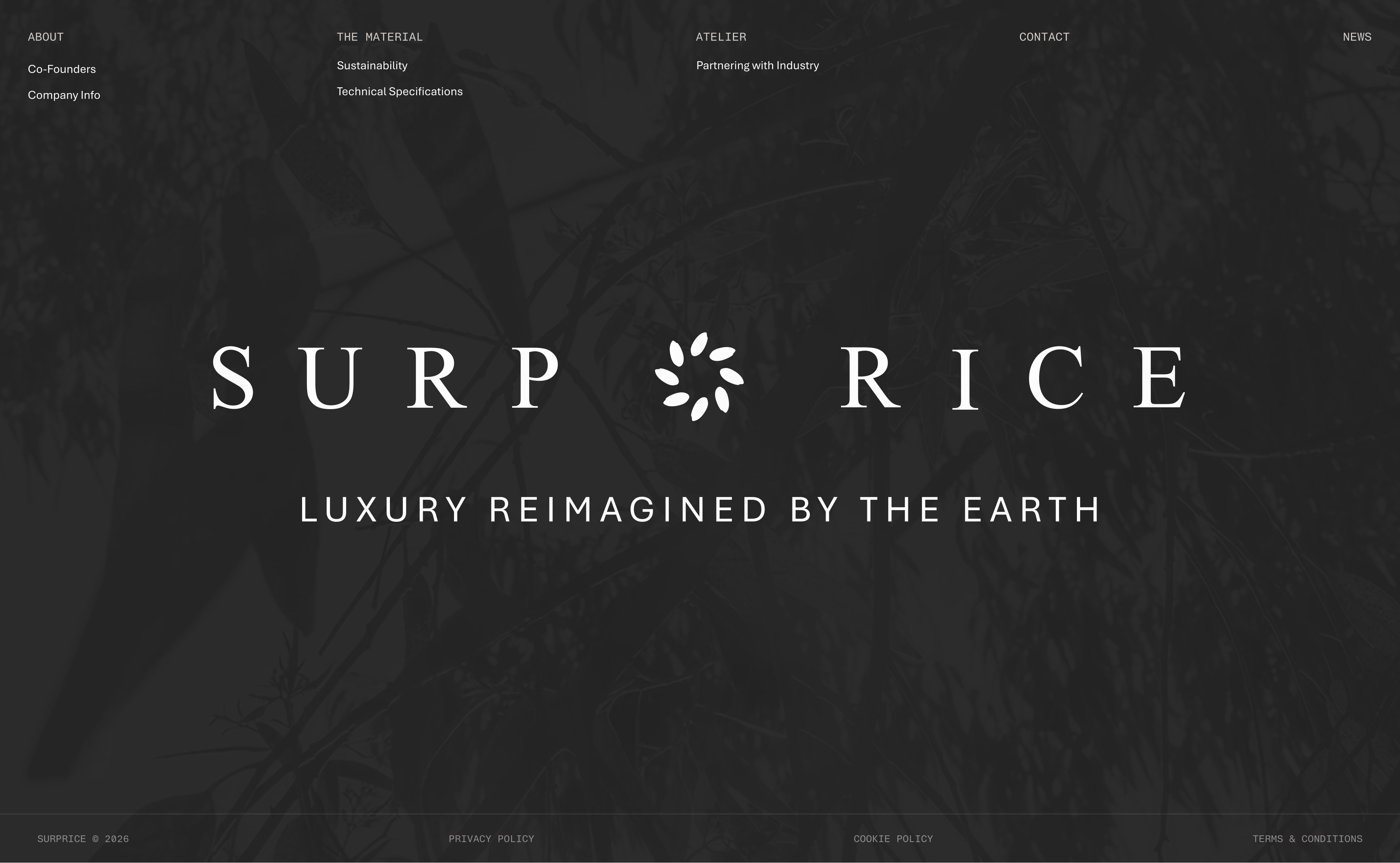 SurpRice site footer