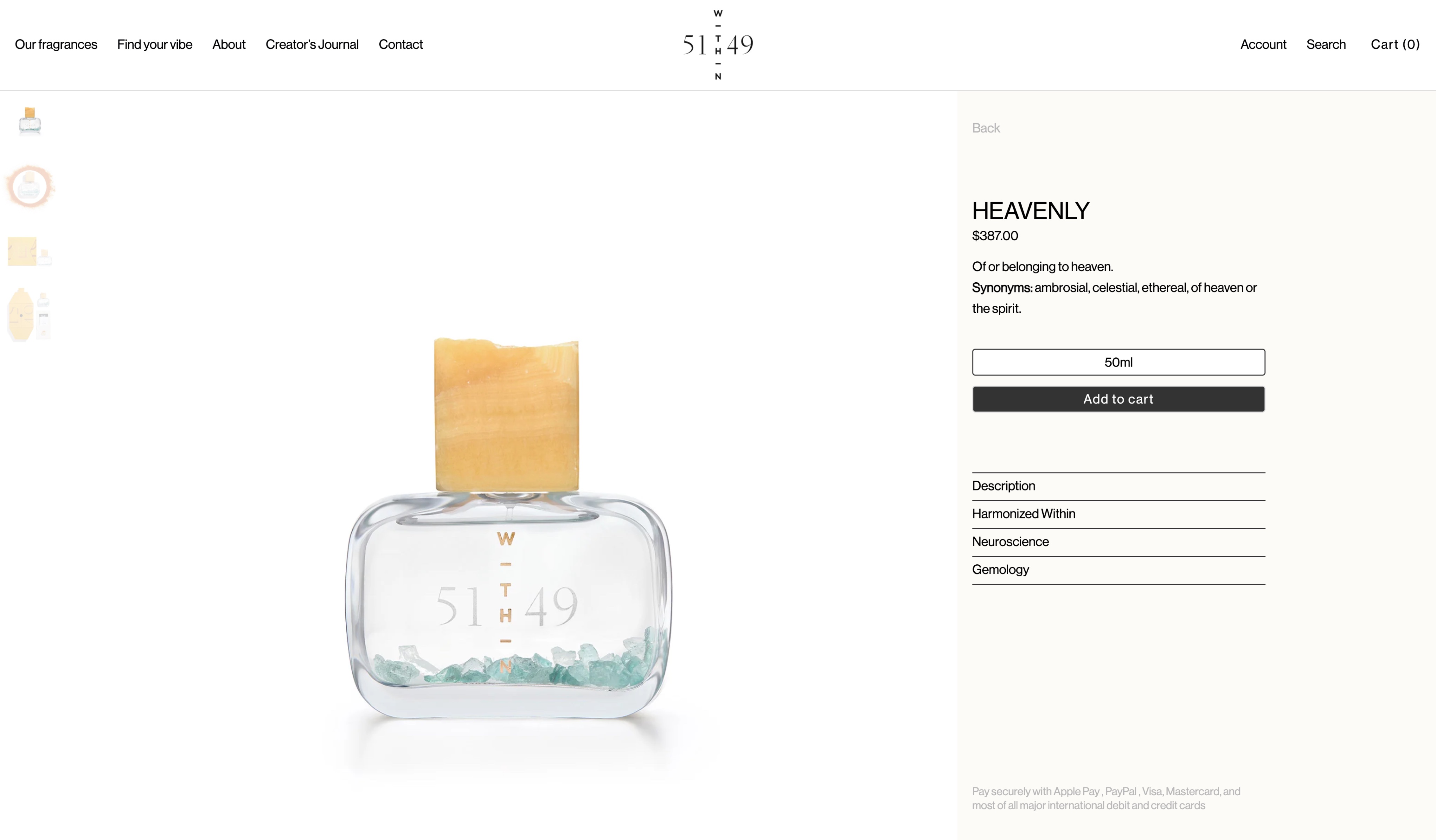 Heavenly fragrance still life