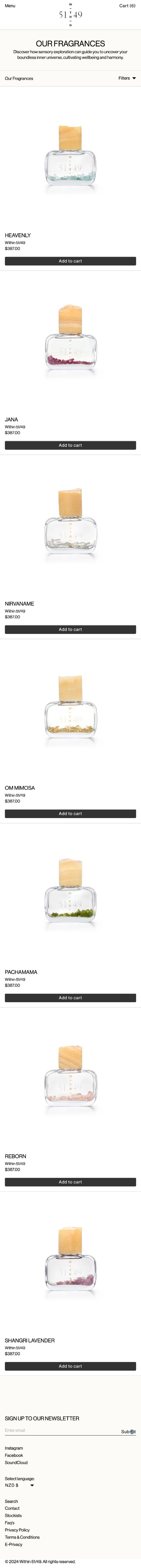 Mobile fragrance collection